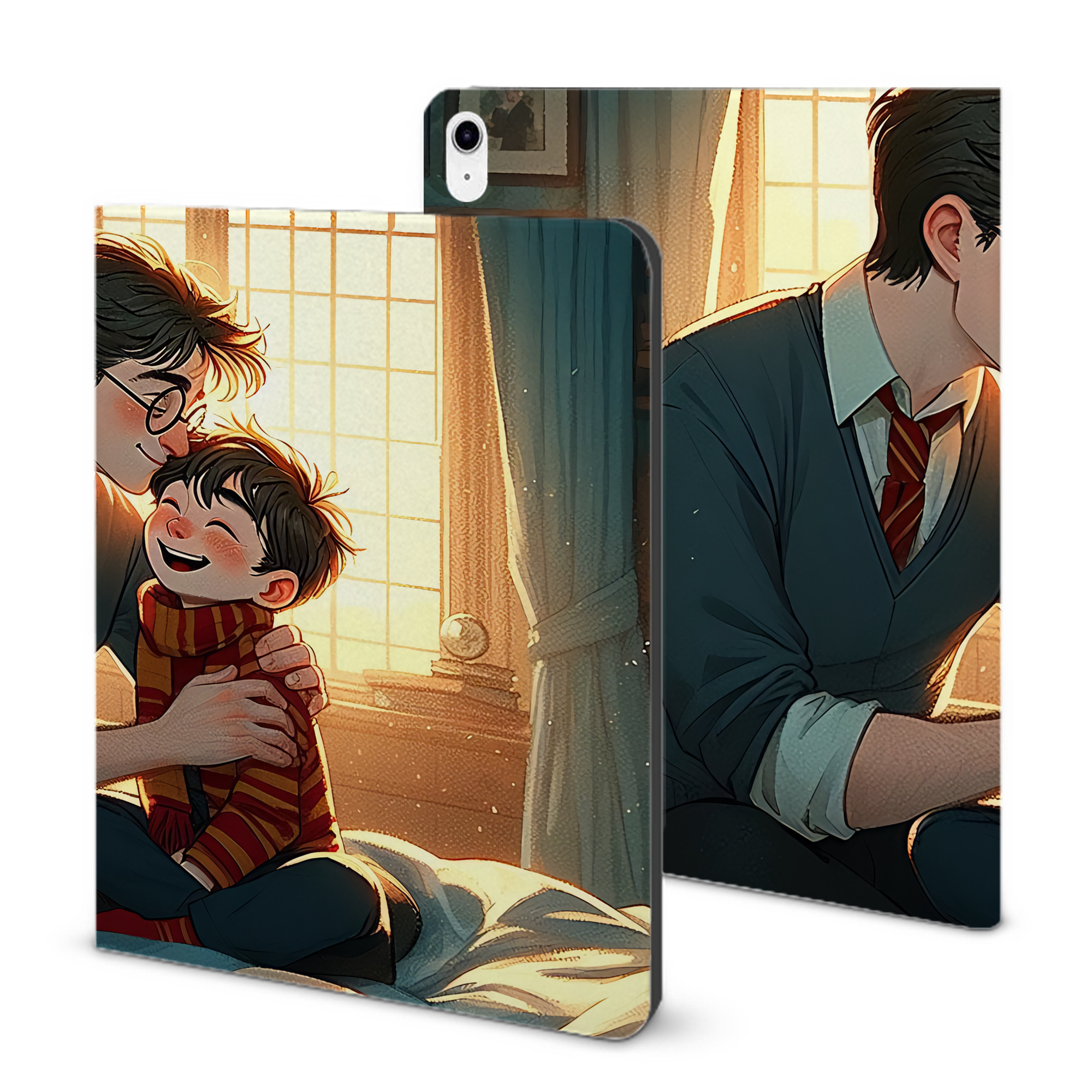 （画像用） Harry Potter ハリー・ポッターシリーズ IPad ケース ブック型 PUレザー TPU 耐衝撃 軽量 薄型 ペン収納なし 全面保護 IPad 各モデル対応
